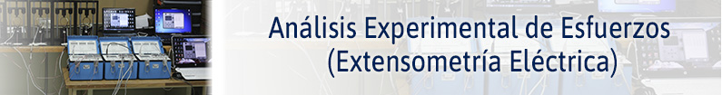 Banner - Análisis Experimental de Esfuerzos (Extensometría eléctrica)